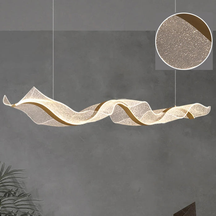 Modern LED Pendant Light – Smart Dimmable with Remote Control SF