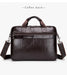 Leather Business Briefcase – 15-Inch Professional Work Bag for Men SF
