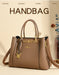 Women’s Tote Bag – Soft Microfiber Leather Casual Handbag with Zipper Closure - Samanta Factory