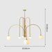 Modern LED Chandelier – Frosted Glass Pendant Light for Elegant Interiors - Samanta Factory