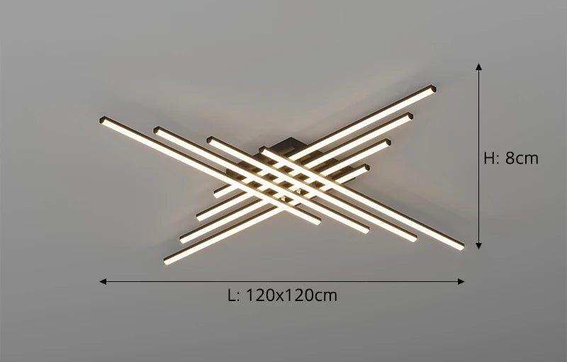 Modern LED Ceiling Light – Adjustable Dimmable Fixture for Kitchen, Bedroom, and Living Spaces - Samanta Factory
