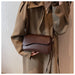 Women’s PU Saddle Bag – Stylish Hasp Closure & Interior Zipper Pocket - Samanta Factory