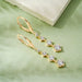 Moissanite Drop Earrings – D-Color Round Cut 925 Sterling Silver SF