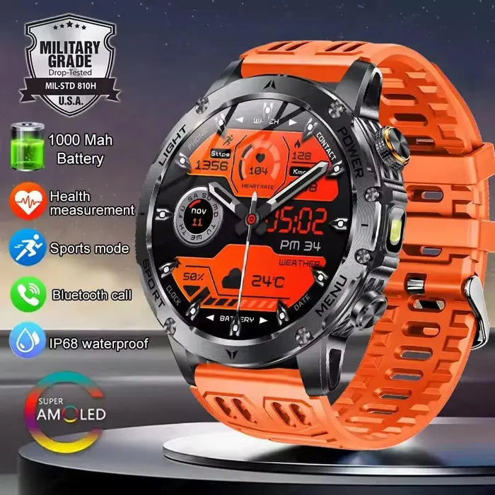 Smart Watch – AMOLED Display with AI Health Tracking SF