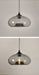 Modern Glass Pendant Light – Elegant LED Ceiling Fixture with Iron Finish - Samanta Factory