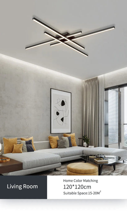Ceiling Light – Modern Nordic Iron & Acrylic Design with LED Illumination - Samanta Factory