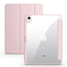 iPad Case with Pen Holder – Trifold PU Leather & Clear Acrylic Hard Back Stand Cover SF