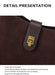 Cow Leather Shoulder Bag – Soft Half Moon Shape SF