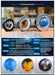 Floating Moon Globe Lamp – O-Type Magnetic Frame with LED Night Light - Samanta Factory