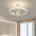 Modern Flush Mount LED Chandelier – Remote-Control Dimmable Ceiling Light - Samanta Factory
