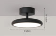 Modern Surface-Mounted Ceiling Light – Remote-Controlled LED Fixture for Bedrooms and Living - Samanta Factory