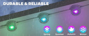 Eaves LED String Lights – Waterproof Multi-Colour Outdoor Lighting - Samanta Factory