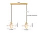 Art Deco Copper Pendant Light – Elegant Ceiling Lamp for Modern Interiors - Samanta Factory