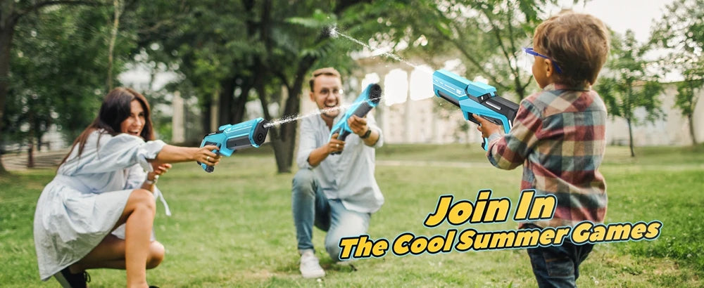 Electric Water Gun – Automatic Suction Water Blaster for Kids & Adults SF