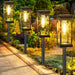 4 PCS Solar Lights Outdoor Solar Pathway Lights Waterproof Bright Solar Lamps Landscape Lighting for Path Yard Garden Walkway - Samanta Factory