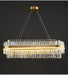 Modern Luxury LED Crystal Chandelier – Dimmable Remote-Controlled Ceiling Light - Samanta Factory