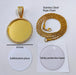 Custom Photo Necklace – Personalized Medallion Picture Pendant Chain SF