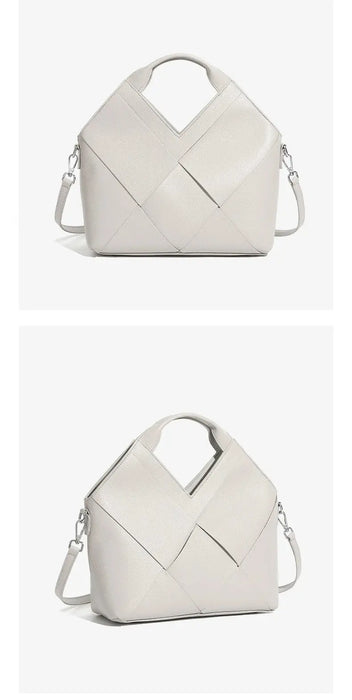 Cow Leather Shoulder Bag – Soft Satchel for Four Seasons SF
