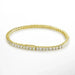 925 Sterling Silver Waterproof Moissanite Bracelet with GRA Certification SF