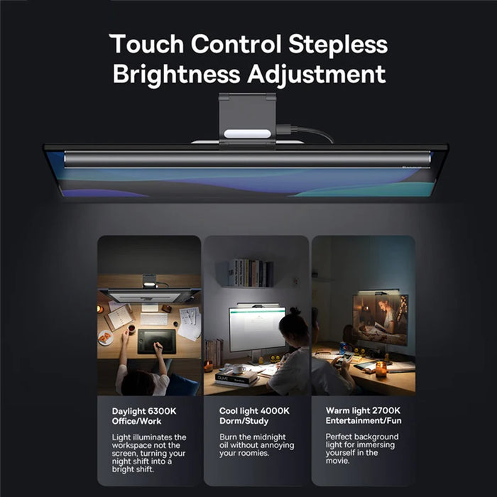 Baseus Screen Light Desk Lamp Computer Light Screen Hanging Light New Table Lamp LCD Monitor Laptop Light USB Study Read Lamp - Samanta Factory