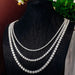 Moissanite Tennis Necklace – D Color VVS1 S925 Sterling Silver Link Chain for Women and Men SF