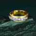 Men’s Moissanite Wedding Ring – D-Color VVS1 Sterling Silver SF