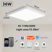 MARPOU Tuya Smart LED Ceiling Lamp Wood Grain App Voice Control Alexa/Google Remote Control Square Ceiling Lights Living Room - Samanta Factory