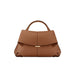 European Style Shoulder Handbag-Pleated Cowhide Leather Designer Crossbody Bag for Women - Samanta Factory