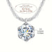 1CT Moissanite Diamond Pendant Necklace – 925 Sterling Silver Luxury Women’s Jewelry SF