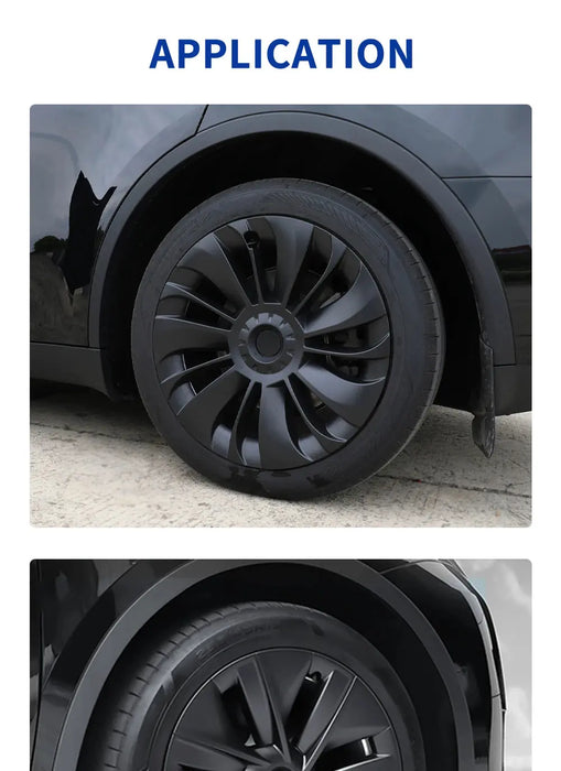 HL 19 Inch Hub Cap for Tesla Model Y 2020-2023 Wheel Hubcap Performance Replacement Wheel Cap Full Rim Cover Accessories - Samanta Factory