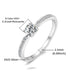 Moissanite Bridal Ring Set – D Color VVS1 Diamond-Tested Shine SF