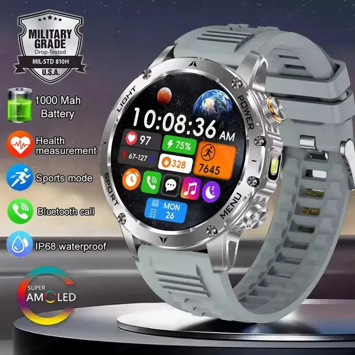 Smart Watch – AMOLED Display with AI Health Tracking SF