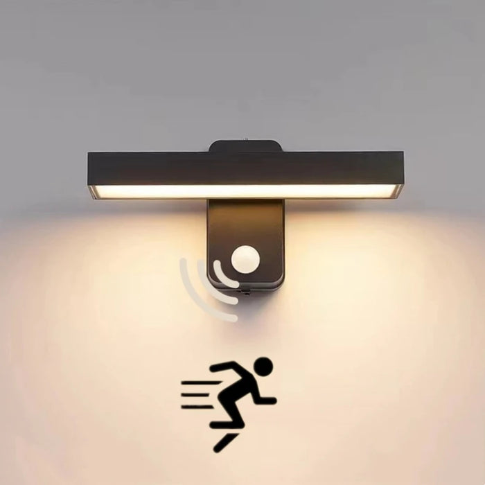 PIR Motion Sensor Wall Lamp – Rotatable, Waterproof IP65 Outdoor LED Light for Garden - Samanta Factory