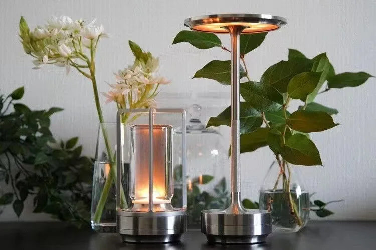 Modern Touch-Control Table Lamp – Dimmable LED Light with Warm & Cool Settings - Samanta Factory