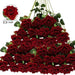 Velvet Artificial Roses – Real Touch 50PCS Bouquet for DIY & Decor Samanta Factory