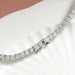 Moissanite Pendant Necklace – D-Color VVS1 Water Drop in 925 Sterling Silver SF