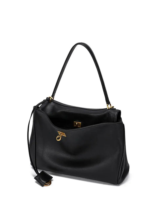 Leather Satchel Bag – Soft Casual Crossbody Style SF