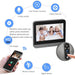 Smart WiFi Door Viewer Camera – 3MP HD, 4.3" LCD, PIR Motion, 2-Way Audio, Night Vision, Tuya & Alexa. - Samanta Factory
