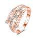 Elegant 925 Sterling Silver Moissanite Wedding & Engagement Ring for Women SF