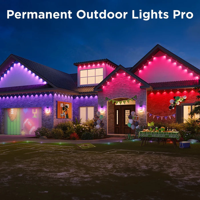 Outdoor LED String Lights – Multi-Color App & Remote Control - Samanta Factory