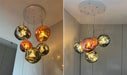 Modern Pendant Light – Energy-Saving LED Cord Fixture with Iron Finish - Samanta Factory
