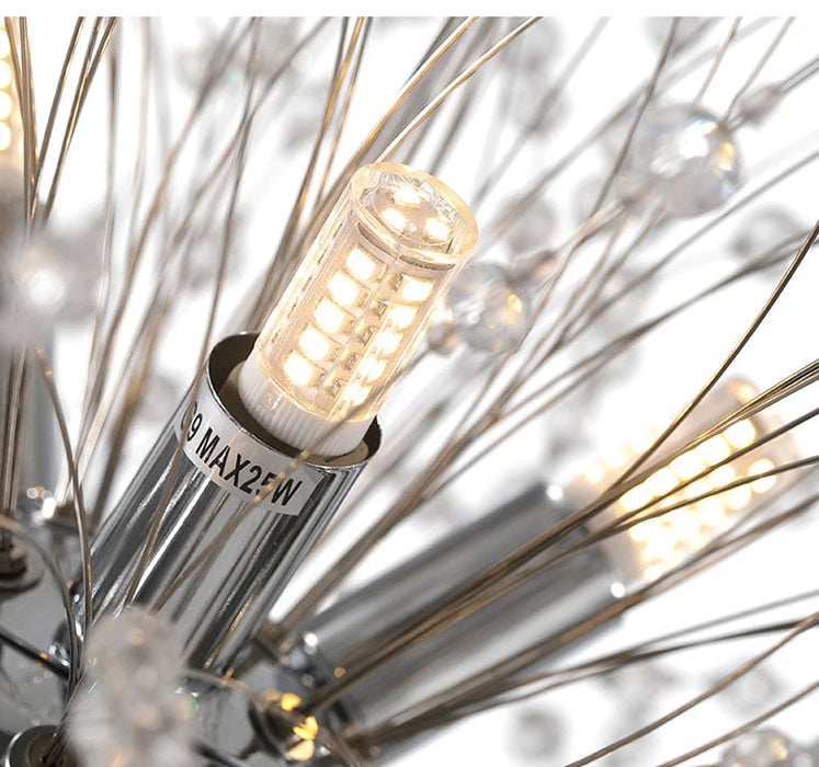 Crystal Dandelion Pendant Light – Modern LED Chandelier for Living Room, Restaurant & Bar Samanta Factory