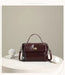 Women’s  Leather Shoulder Bag – Compact Casual Satchel SF