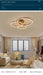 Modern LED Chandelier – Dimmable Semi-Flush Mount with Remote Control - Samanta Factory