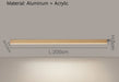 Modern LED Ceiling Light – Sleek Aluminum Design for Home Interiors - Samanta Factory