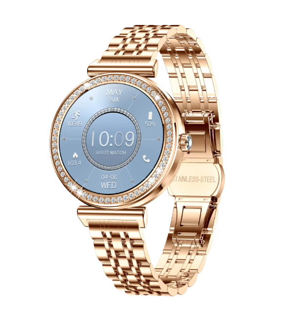 Women's Smart Watch – Magnetic Charging, Call & Sports Tracker - Samanta Factory