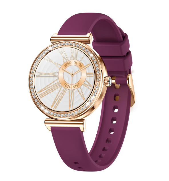 Women's Smart Watch – Magnetic Charging, Call & Sports Tracker - Samanta Factory