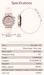 Women's Smart Watch – 1.19-Inch AMOLED Full Touch Screen & Sports Tracker - Samanta Factory