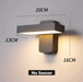PIR Motion Sensor Wall Lamp – Rotatable, Waterproof IP65 Outdoor LED Light for Garden - Samanta Factory