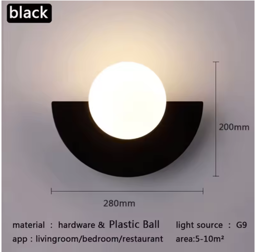 Wall Lamp – Nordic LED Ball Light for Stylish Home Decor - Samanta Factory